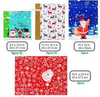 Premium Holiday Drawstring Gift Bags™