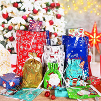 Premium Holiday Drawstring Gift Bags™